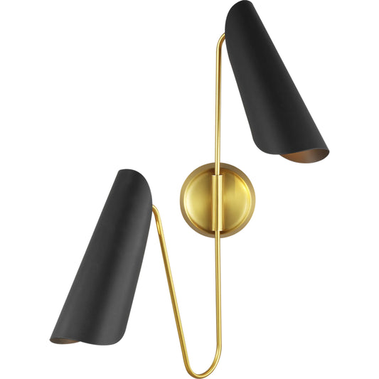 Tresa 2-Light Sconce by Visual Comfort & Co.. Made from steel in a unique style.