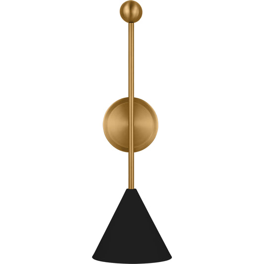 Cosmo Large Sconce by Visual Comfort & Co.. Made from steel in a transitional style.