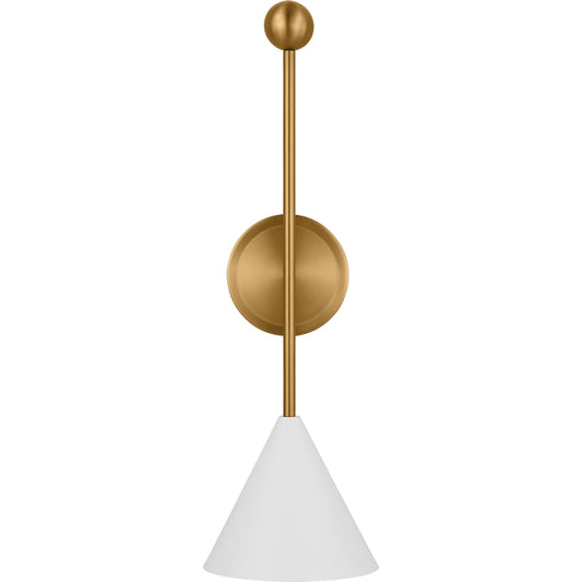 Cosmo Large Sconce by Visual Comfort & Co.. Made from steel in a transitional style.