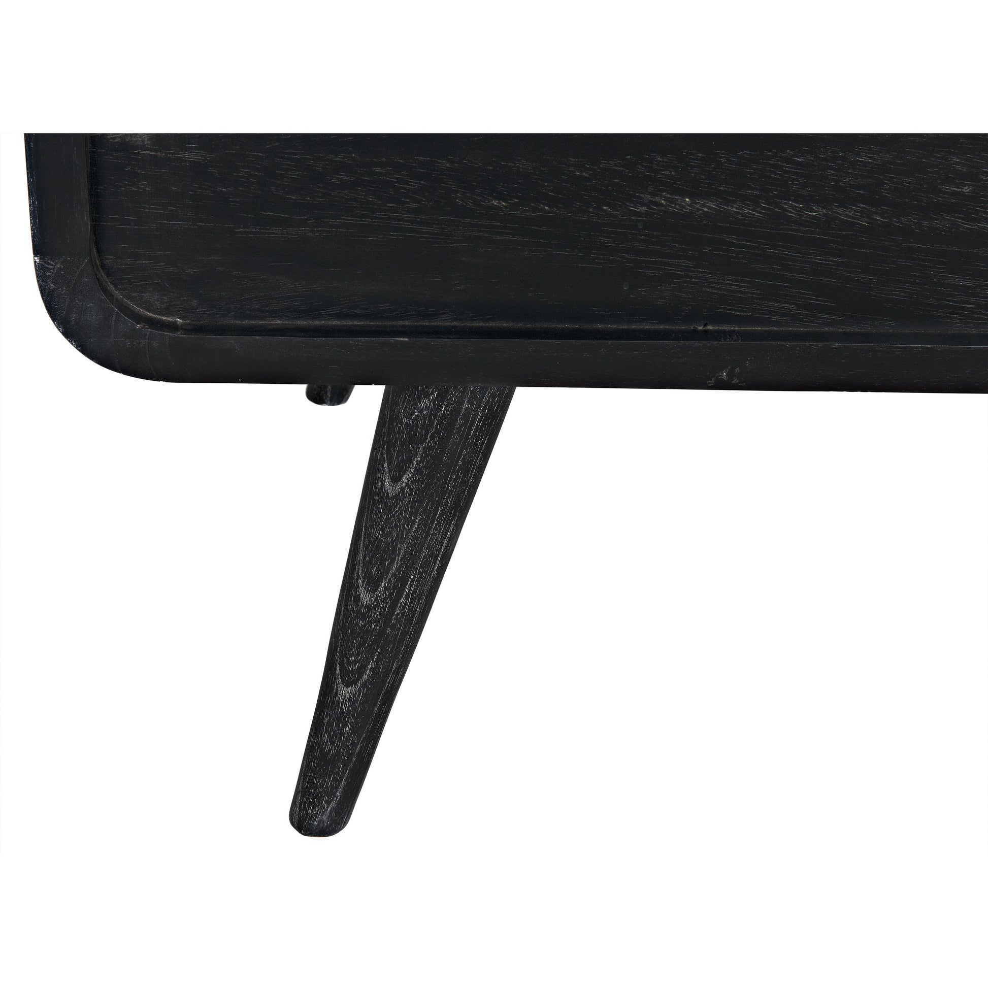 Bart Chest by Noir in cinder black. Made from mindi in a modern style.