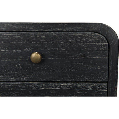 Bart Chest by Noir in cinder black. Made from mindi in a modern style.