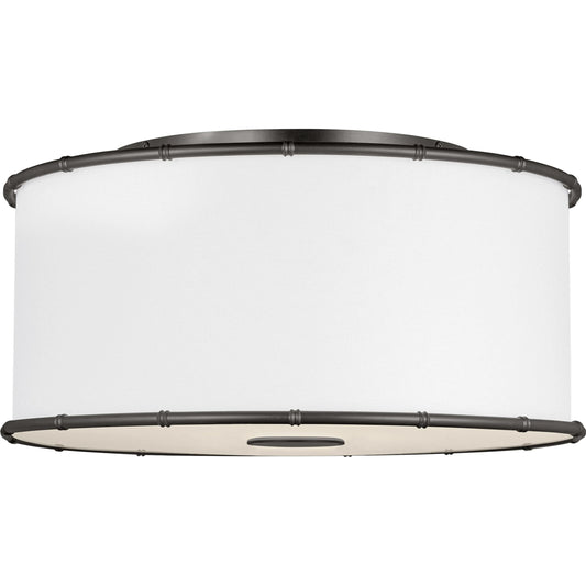 Aldric Medium Flush Mount by Visual Comfort & Co.. Made from steel in a modern style.