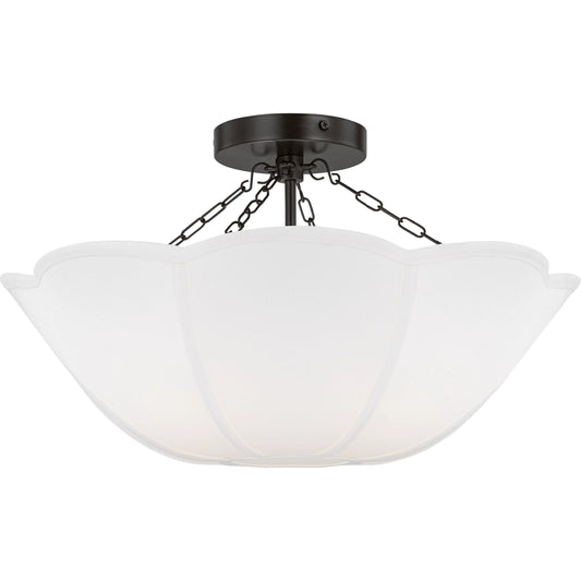 Stassi Semi Flush Mount by Visual Comfort & Co.. Made from steel in a unique style.