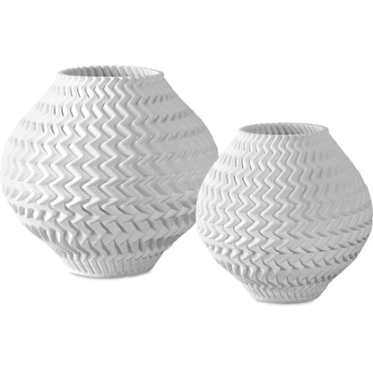 Plisse Vase by Currey and Company. Made from unique in a modern style.