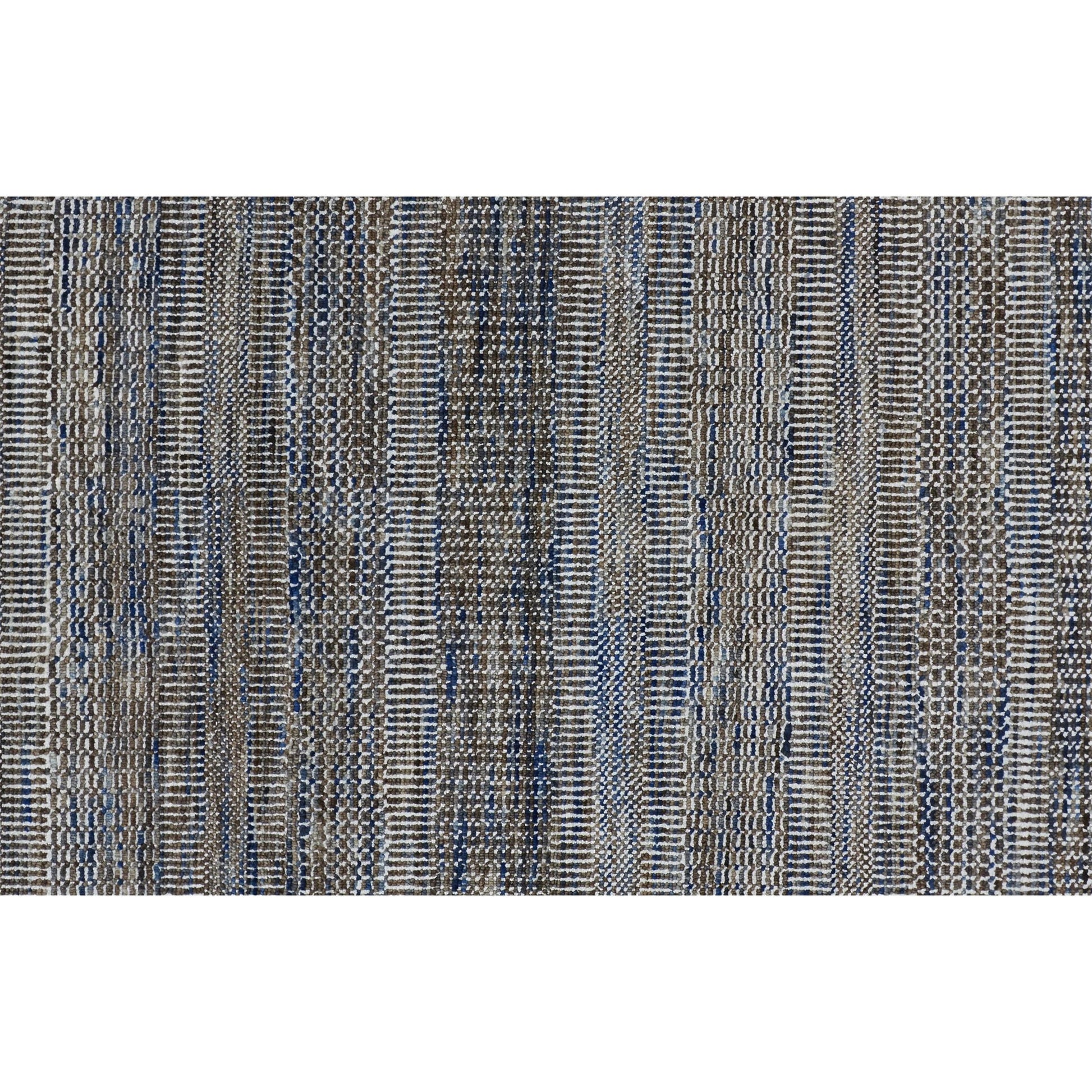 Janson Transitional Stripes Rug - I6065 by Feizy in gray. Made from wool, viscose in a unique style.