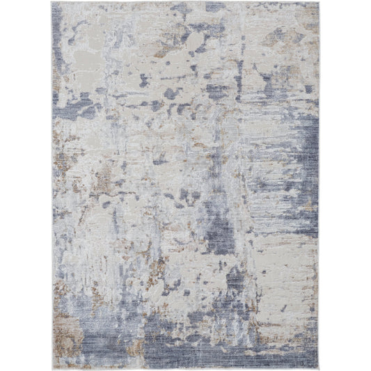 Laina Transitional Rug - 39GHF by Feizy in ivory, gray, blue. Made from unique in a unique style.
