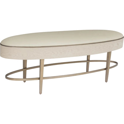 Ellipse Bench by Global Views. Made from unique in a transitional style.