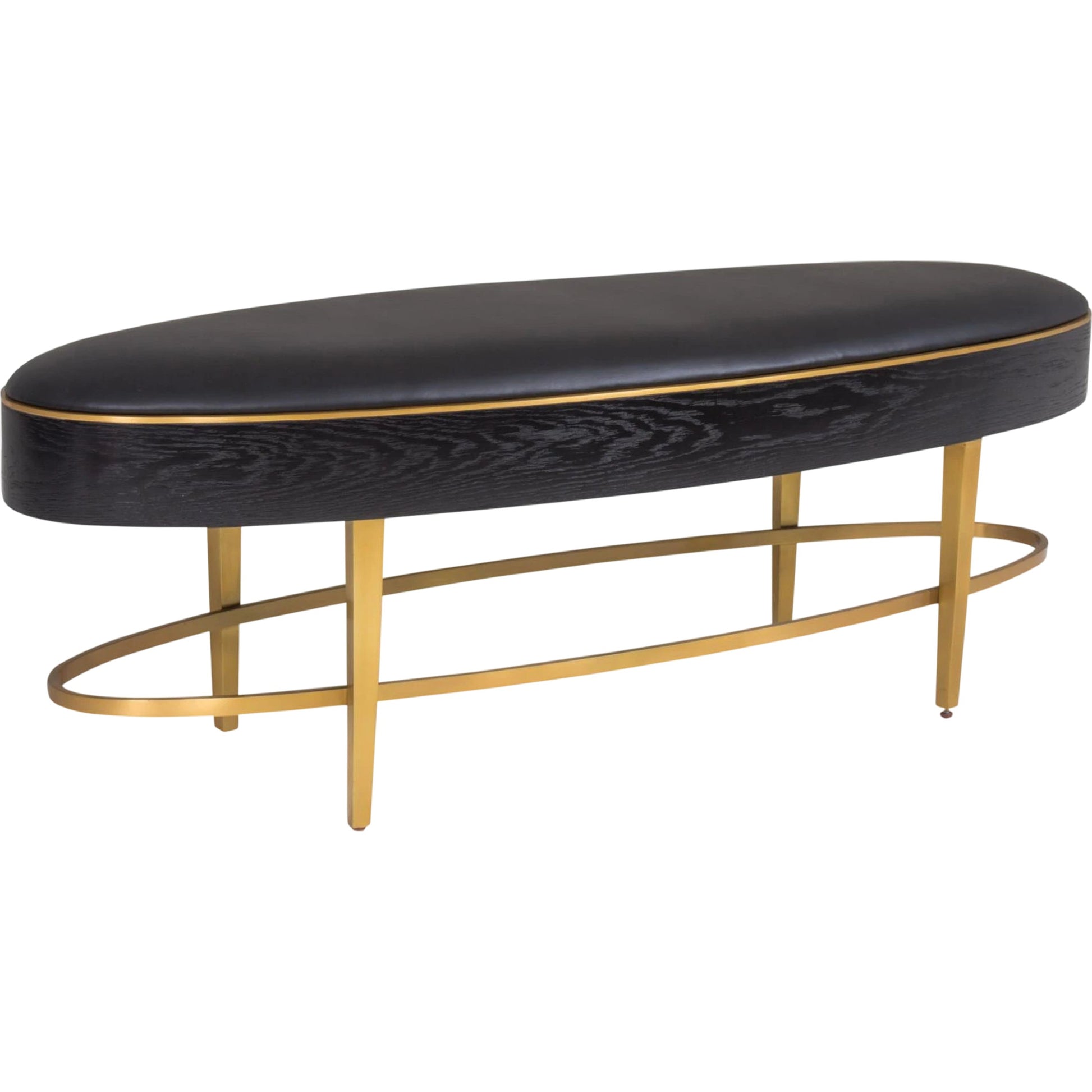 Ellipse Bench by Global Views. Made from unique in a transitional style.
