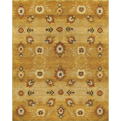 Amzad Wool Rug - 6114F by Feizy in gold. Made from wool in a unique style.