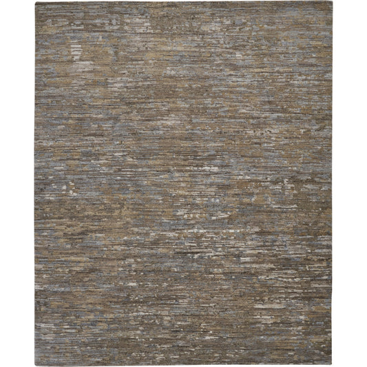 Conroe Rug - 6822F by Feizy in brown, gray. Made from wool, viscose in a unique style.