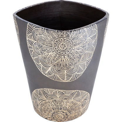 Argil - 24969 by Surya in black and painted. Made from terracotta in a eclectic & global style.