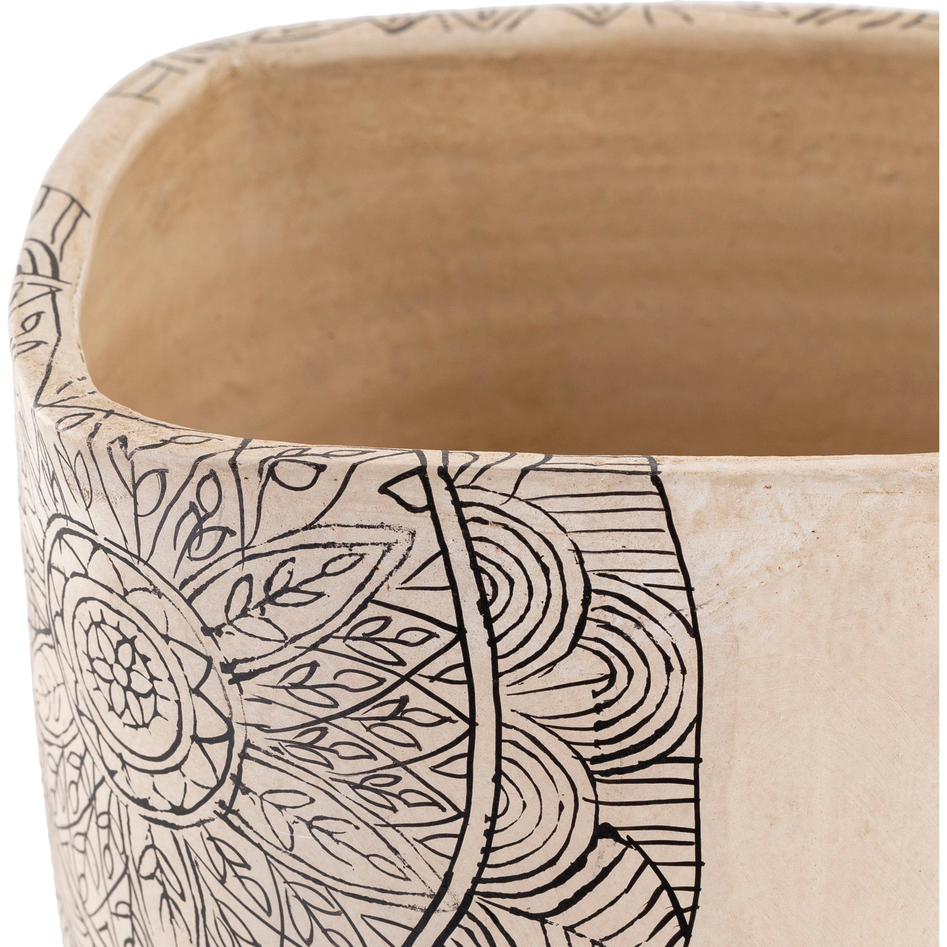 Argil - 24969 by Surya in black and painted. Made from terracotta in a eclectic & global style.