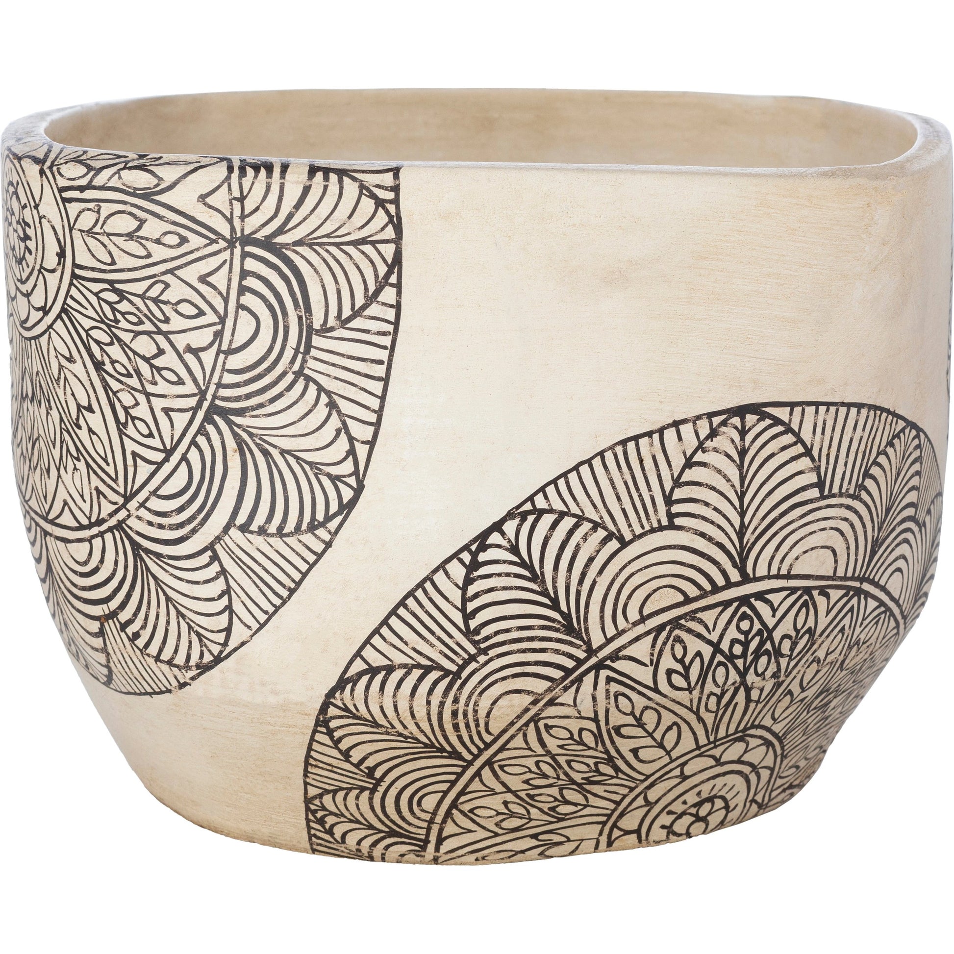 Argil - 24971 by Surya in light grey, taupe and painted. Made from terracotta in a eclectic & global style.