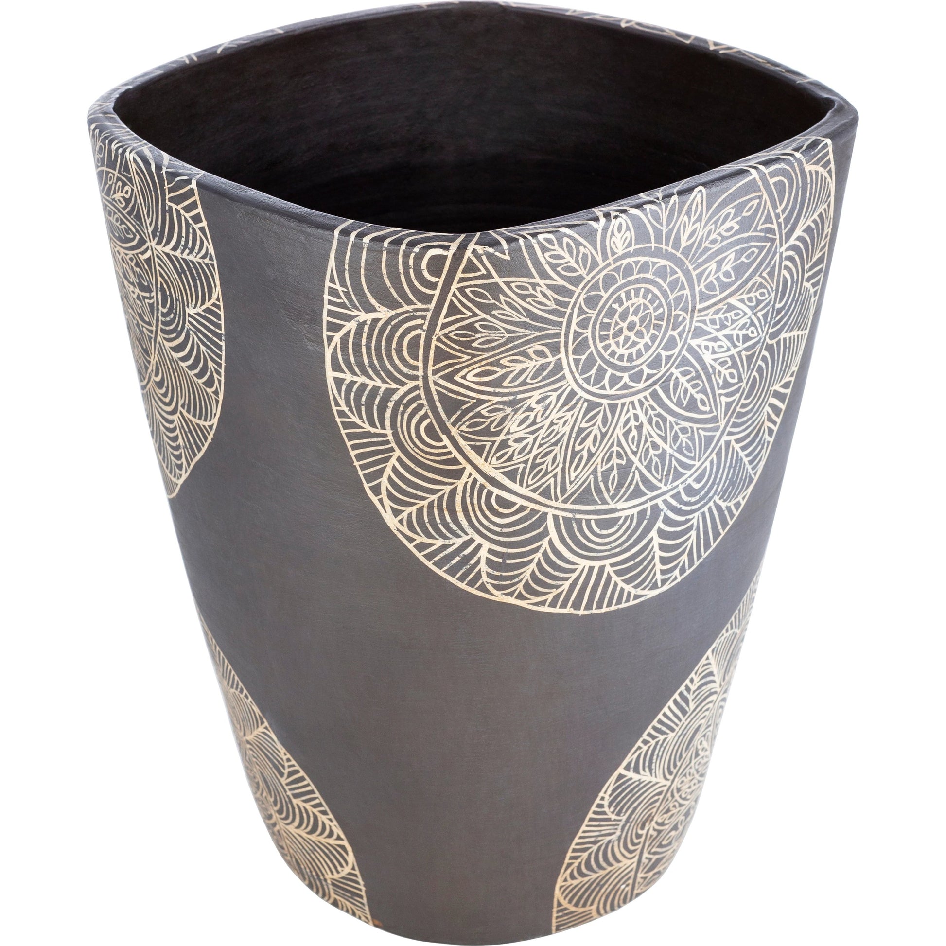 Argil - 24969 by Surya in black and painted. Made from terracotta in a eclectic & global style.