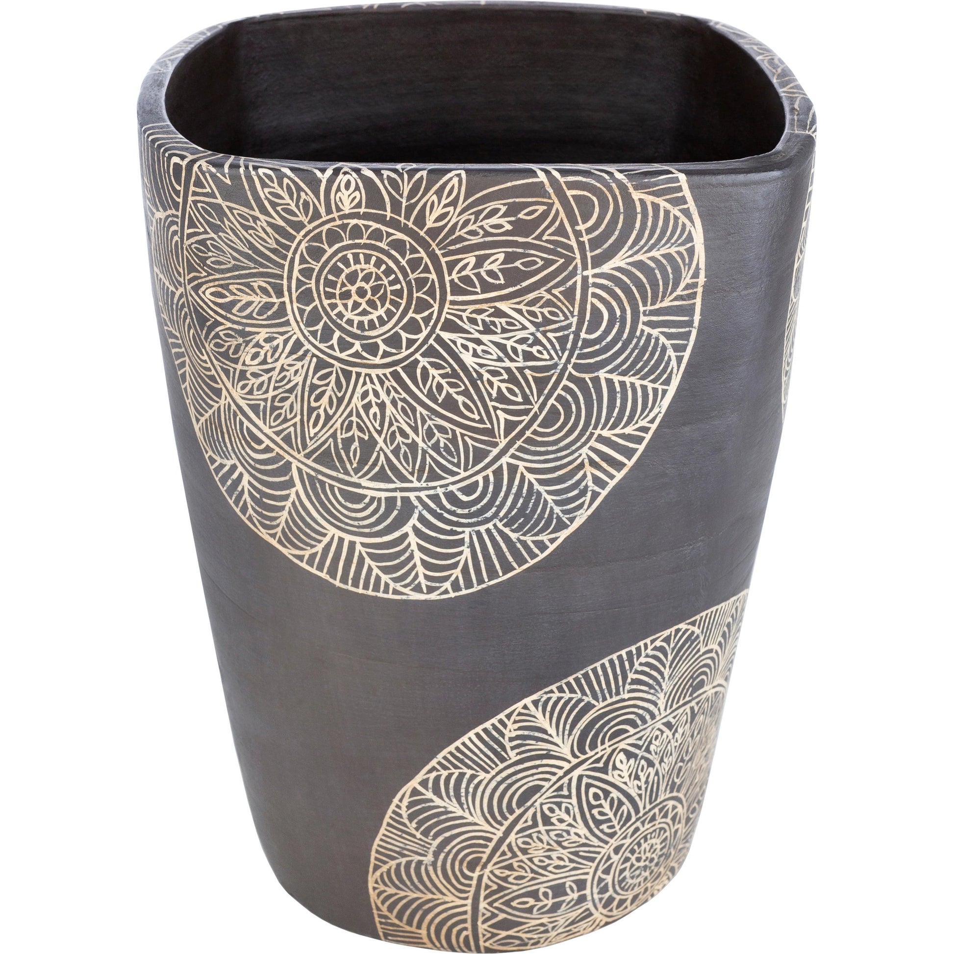 Argil - 24969 by Surya in black and painted. Made from terracotta in a eclectic & global style.