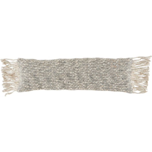 001 SI-2354156 | Primary Silo | Angora AGO01 Pillow by Jaipur Living in gray, cream. Made from 70% wool, 20% polyester, 10% linen in a unique style.
