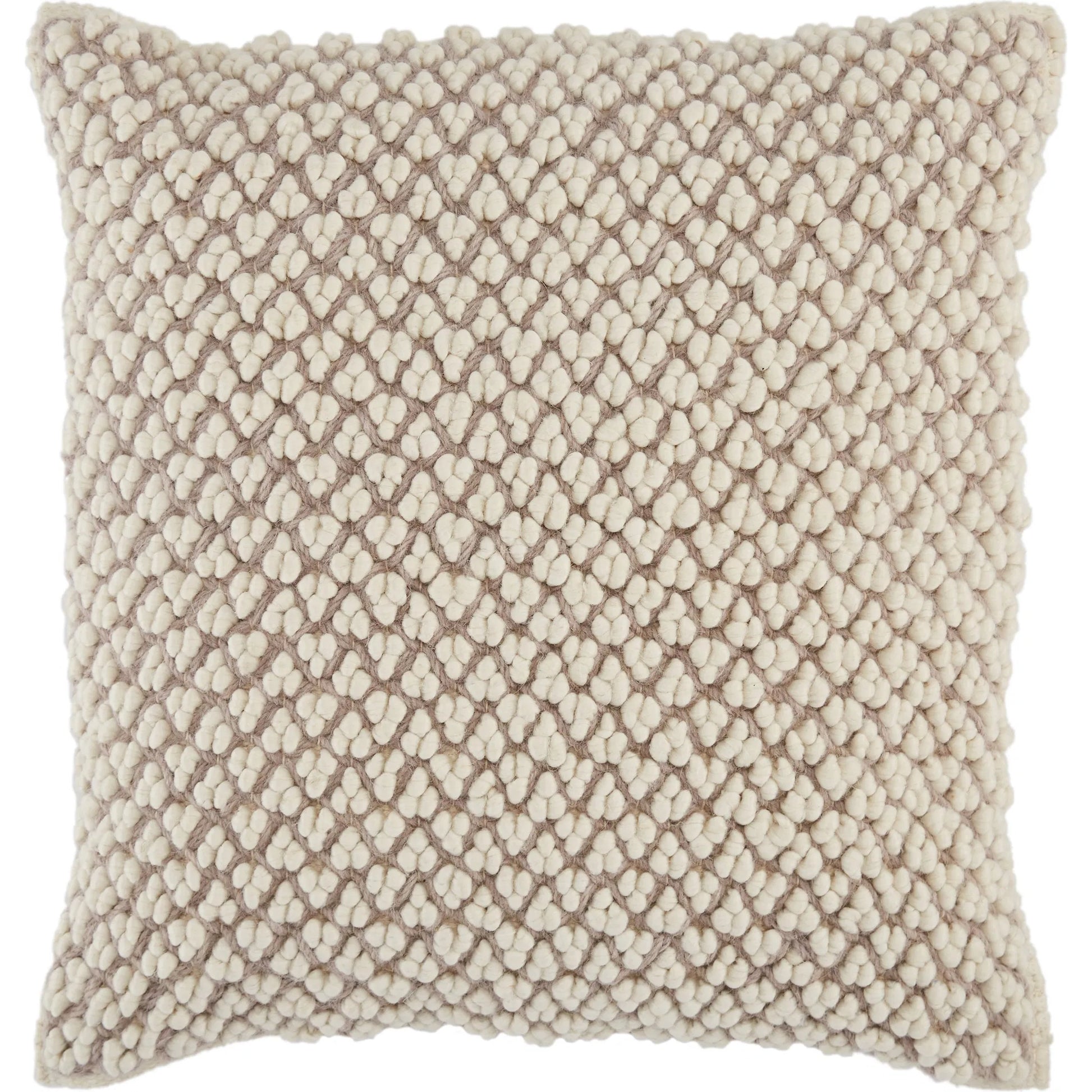Angora AGO02 Pillow by Jaipur Living. Made from 55% wool 35% polyester 10% linen in a unique style.