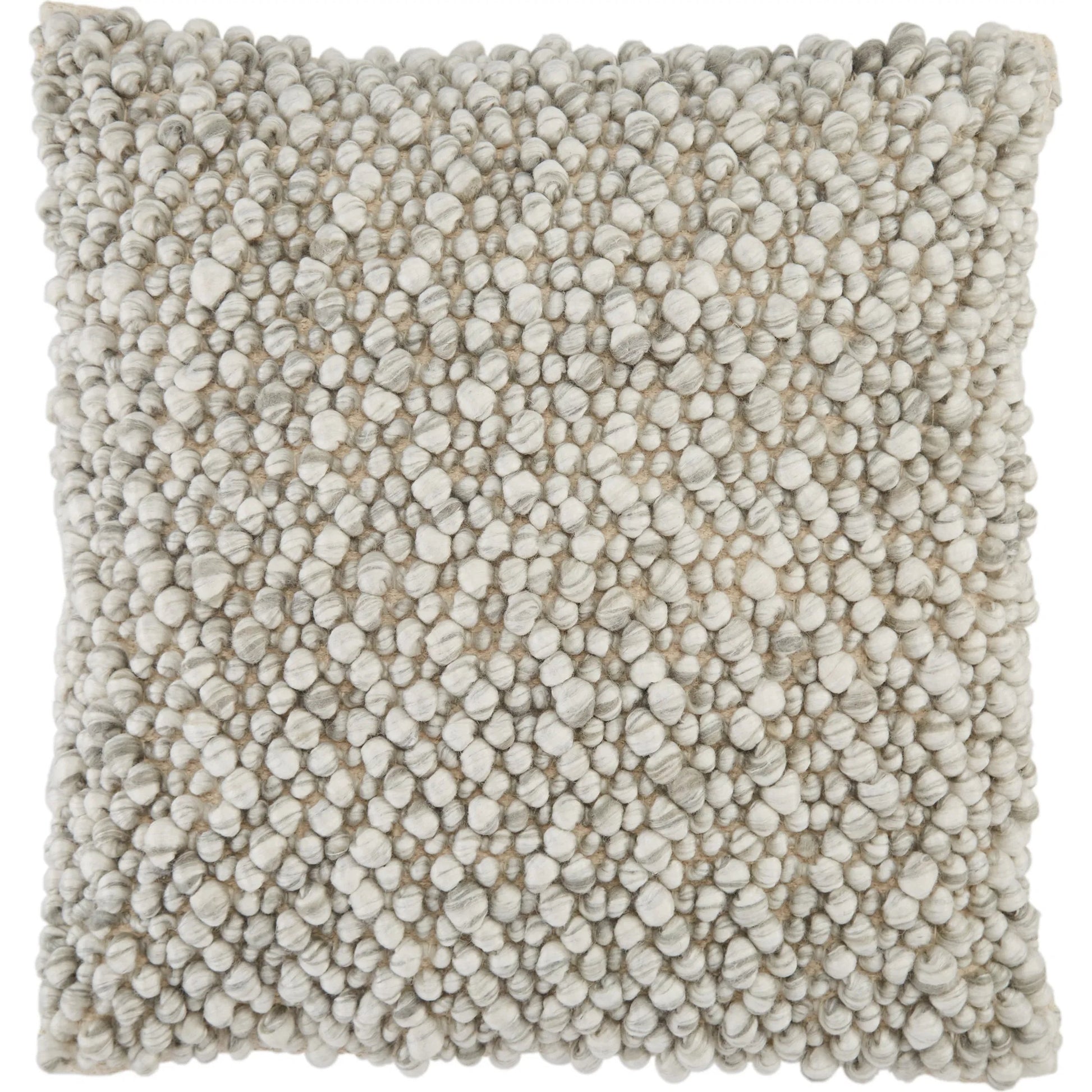Angora AGO06 Pillow by Jaipur Living. Made from 40% wool 30% viscose 20% cotton 10% linen in a unique style.