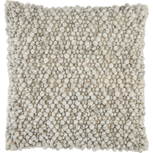 Angora Kaz Pillow by Jaipur Living. Made from 40% wool 30% viscose 20% cotton 10% linen in a unique style.