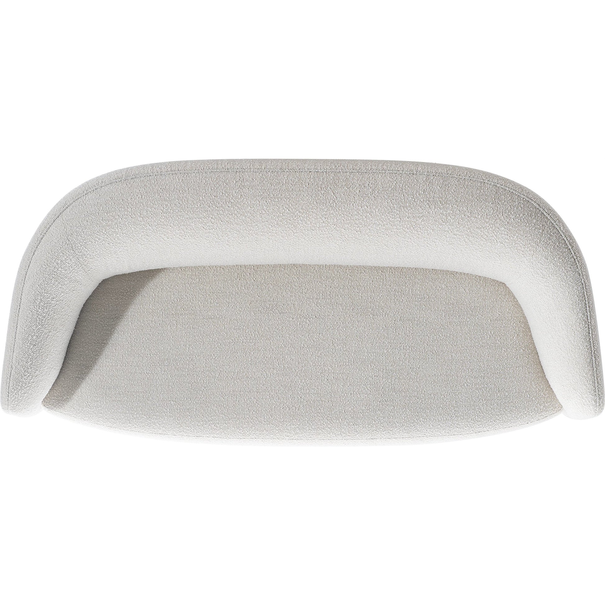 Loft Devon Fabric Sofa by Bernhardt in white, cream. Made from fabric in a unique style.