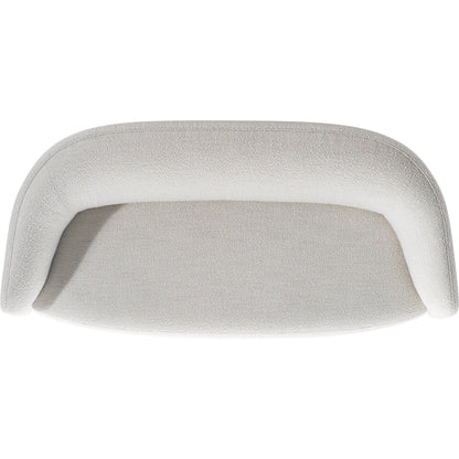 Loft Devon Fabric Sofa by Bernhardt in white, cream. Made from fabric in a unique style.
