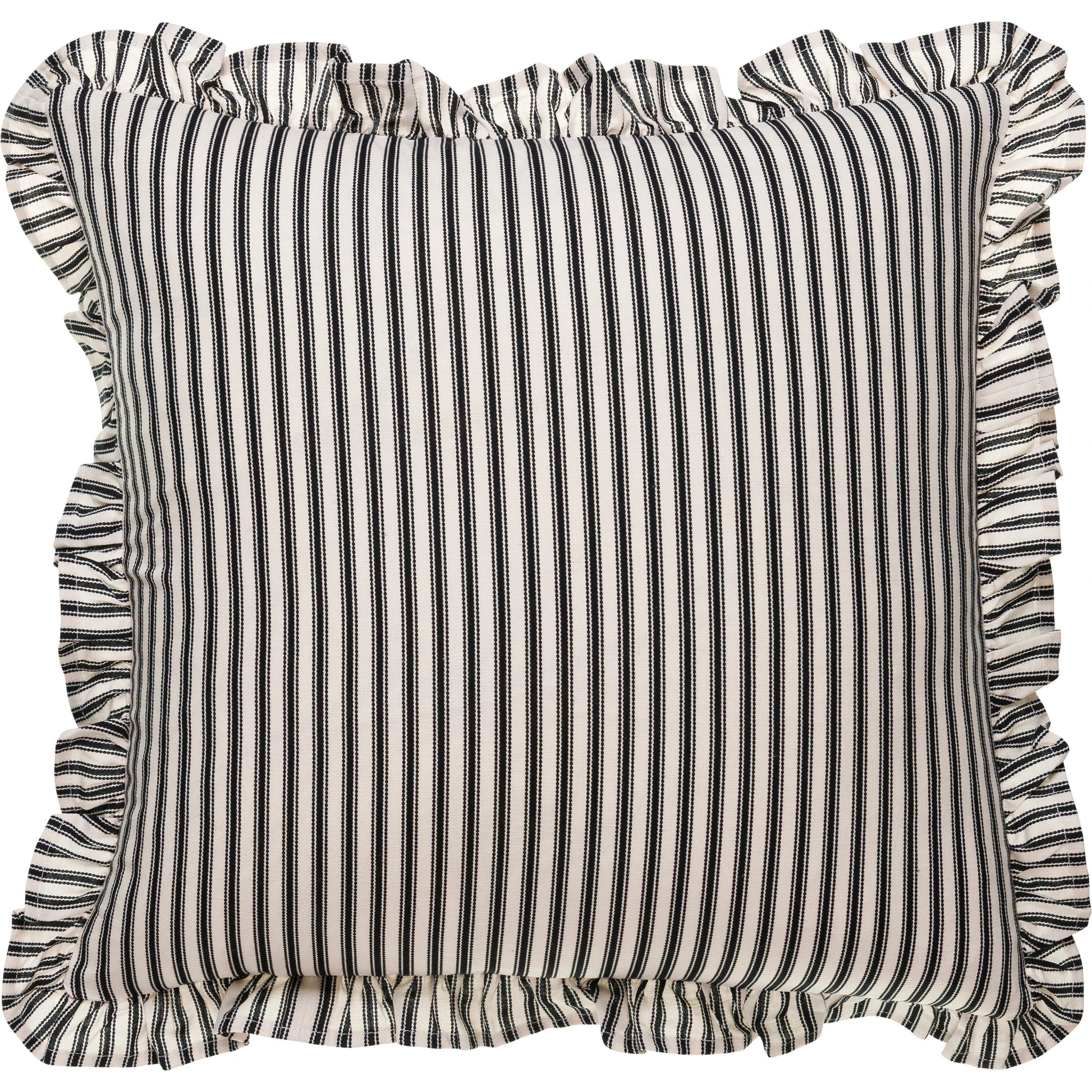 Augusta Pillow - 6889 by Livabliss in light silver, jet black, dark grey, ash, slate blue, sage. Made from front: 85% cotton, front: 15% linen, back: 85% cotton, back: 15% linen in a modern s