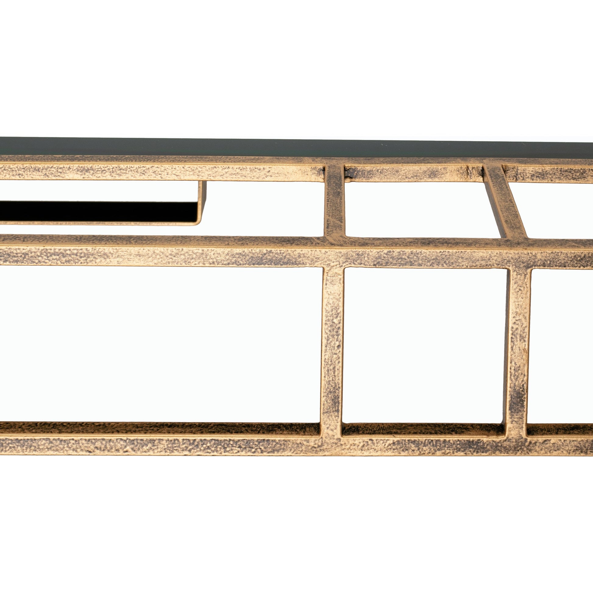 Alpenglow Mirror by Surya in gold and powder coated. Made from metal in a transitional style.