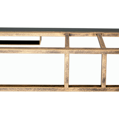 Alpenglow Mirror by Surya in gold and powder coated. Made from metal in a transitional style.