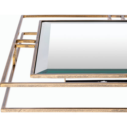 Alpenglow - 30054 by Surya in gold and powder coated. Made from metal in a transitional style.