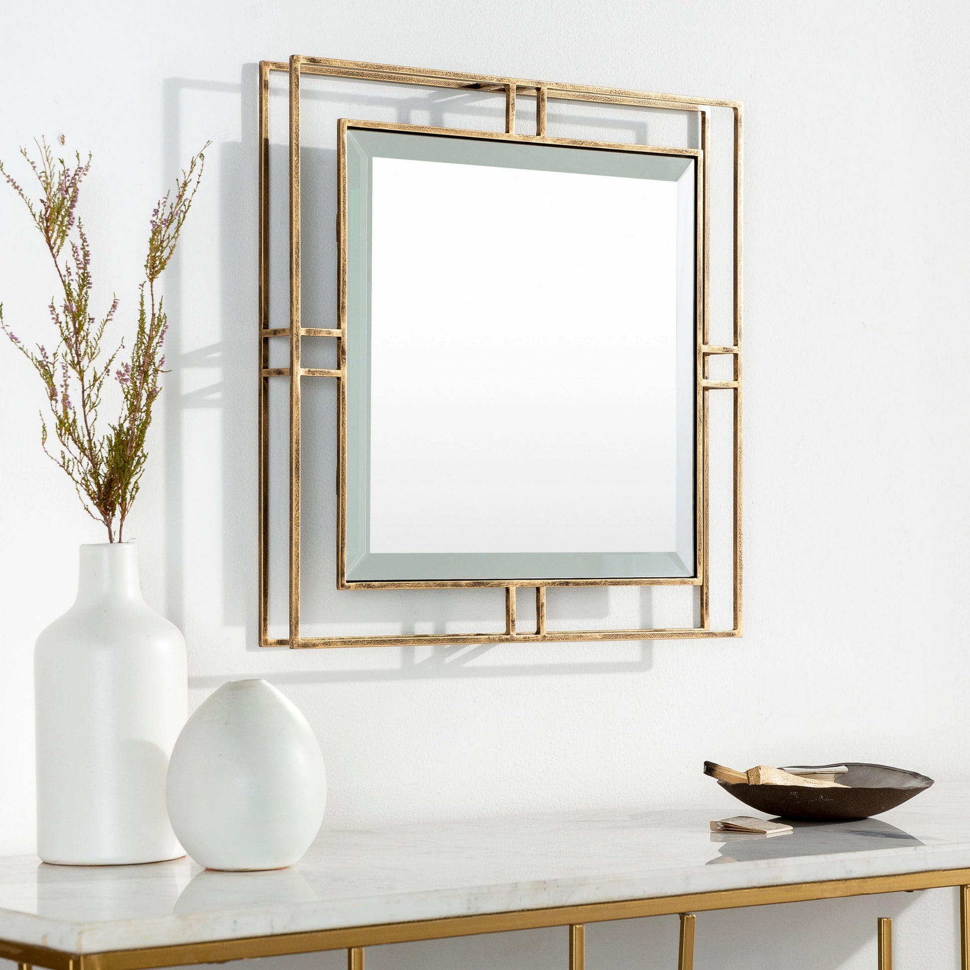 Alpenglow - 30054 by Surya in gold and powder coated. Made from metal in a transitional style.