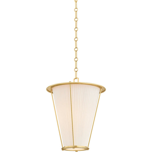 Ellsworth Lantern by Hudson Valley in aged brass. Made from unique in a unique style.