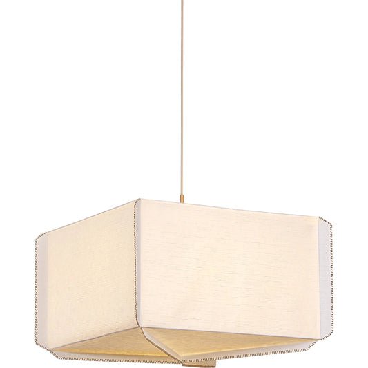Louise Pendant by Hudson Valley in patina gold leaf. Made from unique in a transitional style.