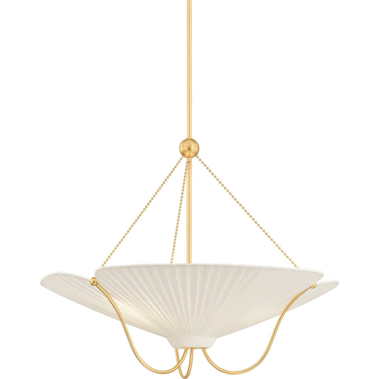 001 SI-2472434 | Primary Silo | Gerhard Pendant by Hudson Valley in aged brass. Made from unique in a modern style.