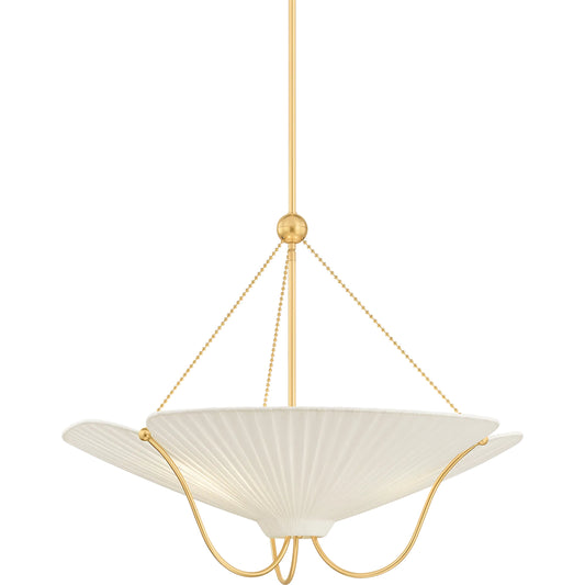 Gerhard Pendant by Hudson Valley in aged brass. Made from unique in a modern style.