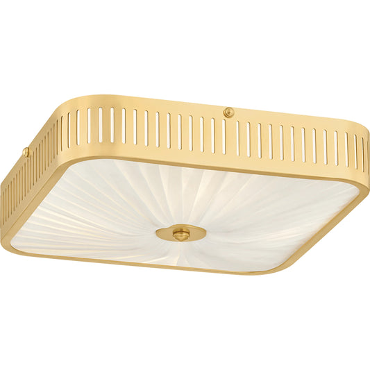 Henri Semi Flush by Hudson Valley in aged brass. Made from unique in a modern style.