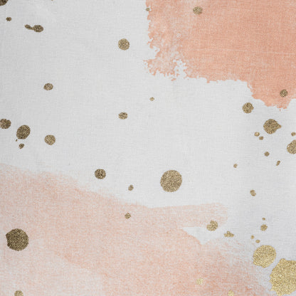 Sheana Pillow - 10149 by Surya in peach, white, metallic gold. Made from 100% cotton in a unique style.