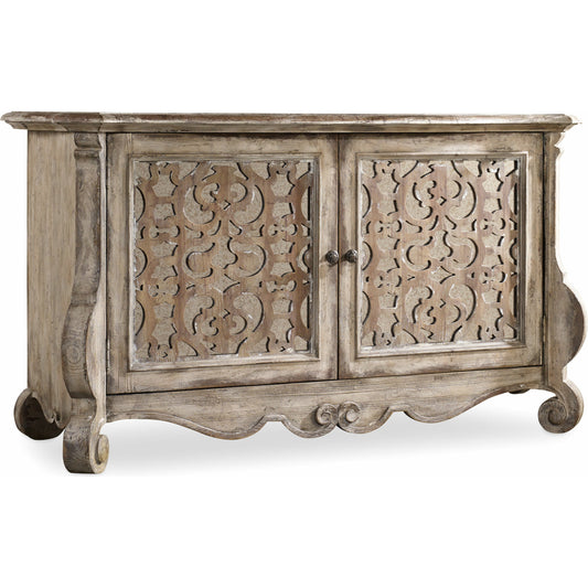 001 SI-1748601 | Primary Silo | Chatelet Buffet by Hooker Furniture in caramel froth, paris vintage. Made from pecan veneers, resin, solid-wood edge top in a traditional style.
