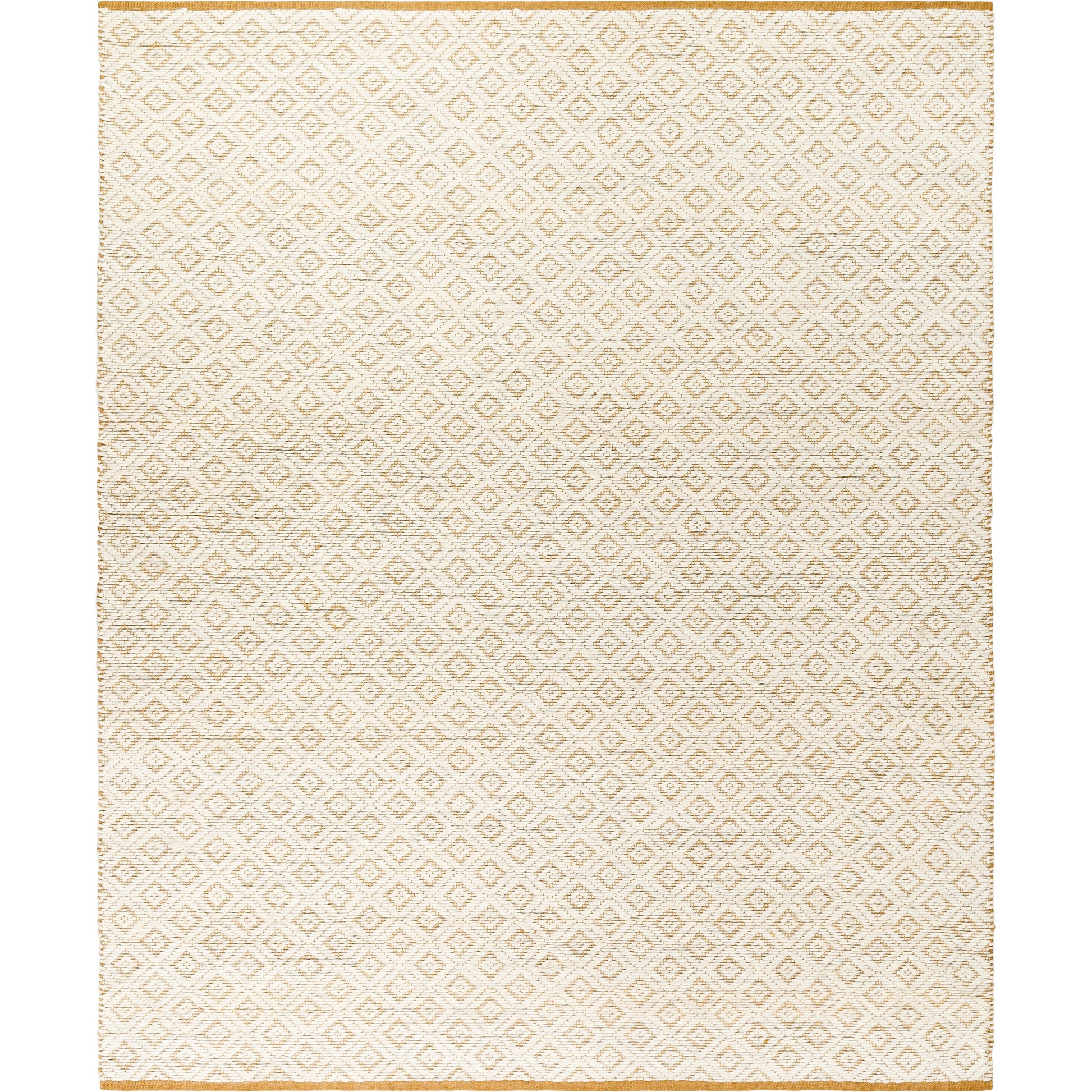 Ahlat Rug - 32454 by Livabliss in mustard, cream. Made from main: 70% wool, main: 30% cotton in a unique style.