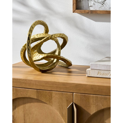 Zahira Decorative Sculpture - 540650 by Surya. Made from aluminum in a modern style.