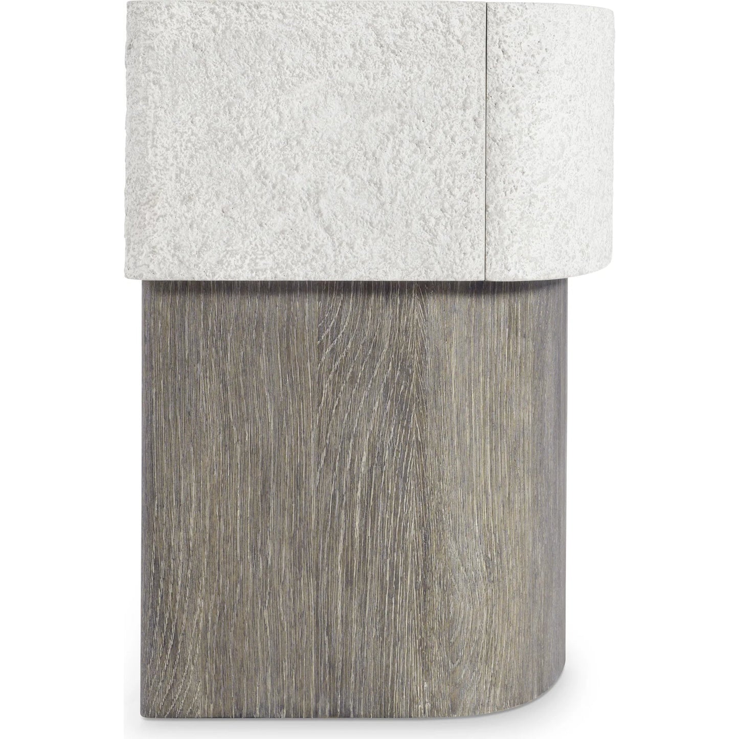 003 SI-2513387 | Additional Silo | Monolith Nightstand by Bernhardt in millstone, puma. Made from faux stone, wood in a transitional style.