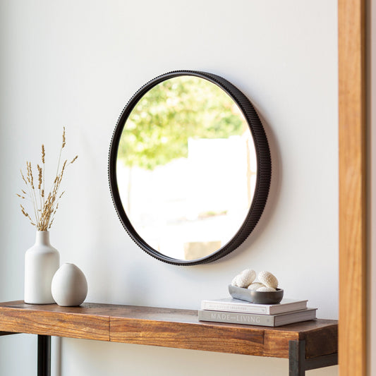 Adrienne - 29188 by Surya in black and powder coated. Made from metal, manufactured wood in a traditional style.