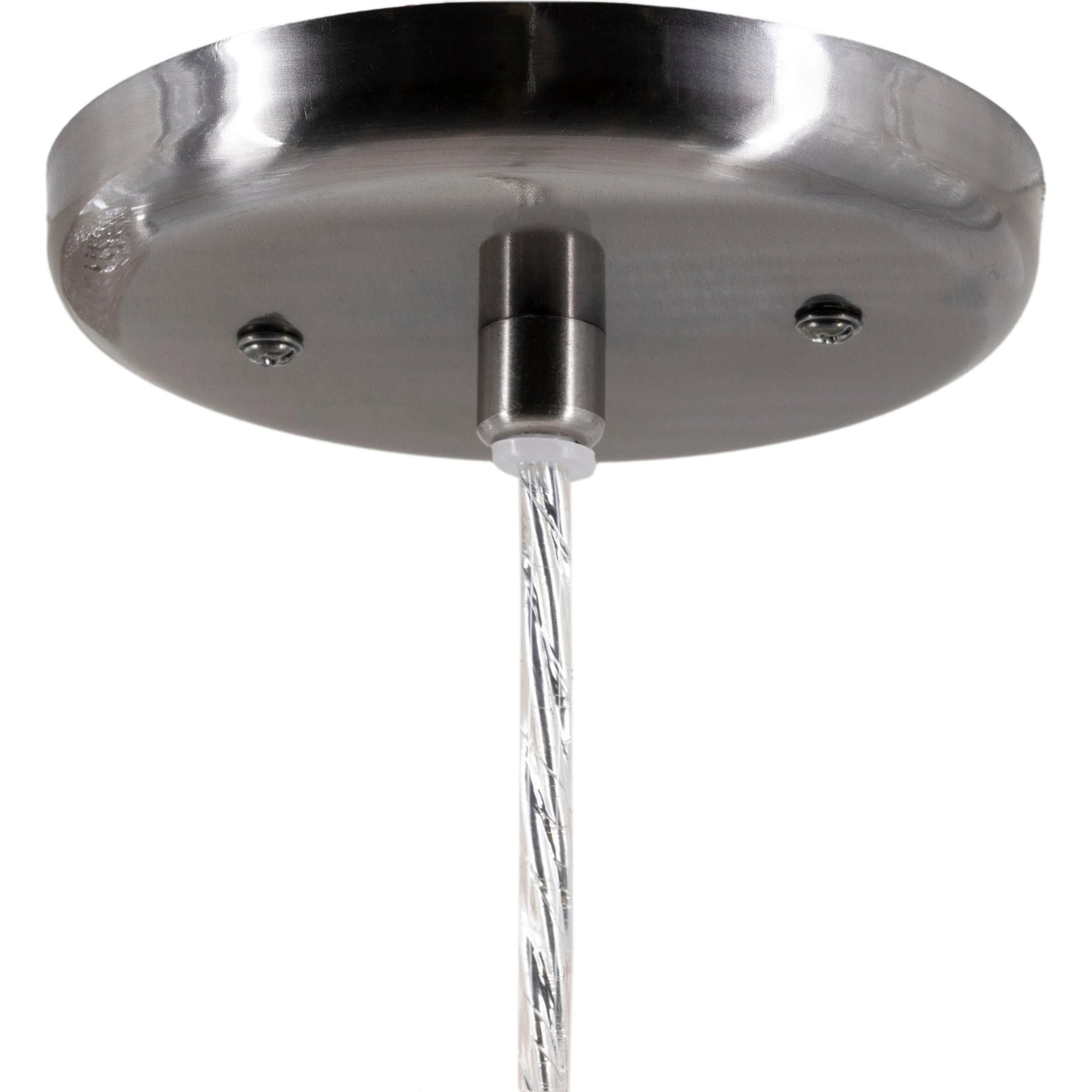 004 SI-1875680 | Closeup | Ailani - 24770 by Surya in white, translucent, metallic silver, metallic nickel and antiquedpolished. Made from glass, metal, plastic in a transitional style.