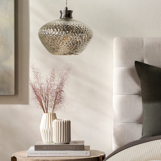 Ailani - 24770 by Surya in silver nickel and antiquedpolished. Made from glass, metal, plastic in a transitional style.