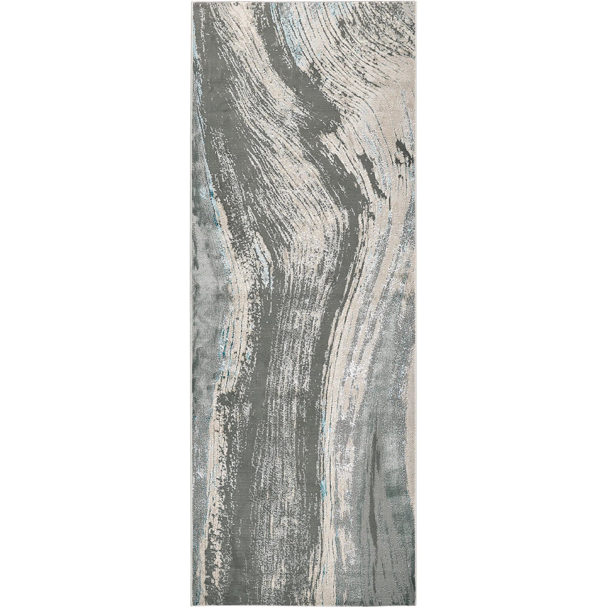 Azure Rug - 3524F by Feizy in gray, ivory, blue. Made from polyester, polypropylene in a unique style.