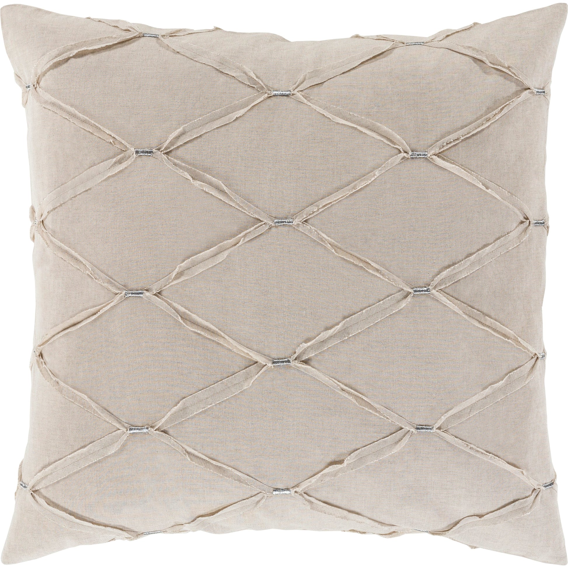 Aiken Pilliow - 13086 by Surya. Made from front: 55% cotton, 45% linen, back: 55% cotton in a modern style.