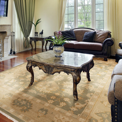 Ainsley Rug - 2248 by Surya in sage green. Made from 100% new zealand wool in a unique style.