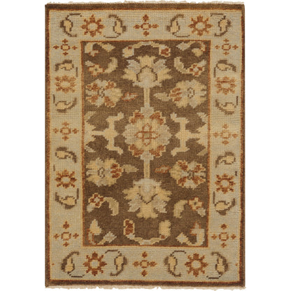 Ainsley Rug - 1673 by Surya in brown, beige, rust, yellow, tan, bright yellow. Made from 100% new zealand wool in a unique style.