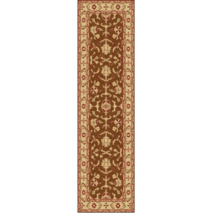 Ainsley Rug - 1673 by Surya in brown, beige, rust, yellow, tan, bright yellow. Made from 100% new zealand wool in a unique style.