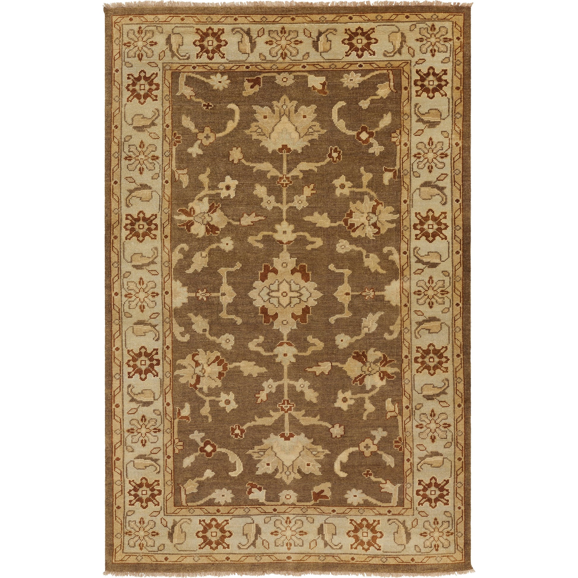 Ainsley Rug - 1673 by Surya in brown, beige, rust, yellow, tan, bright yellow. Made from 100% new zealand wool in a unique style.