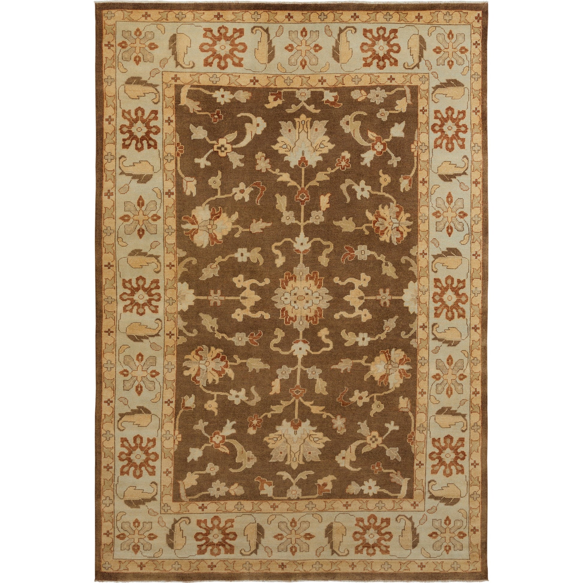 Ainsley Rug - 1673 by Surya in brown, beige, rust, yellow, tan, bright yellow. Made from 100% new zealand wool in a unique style.